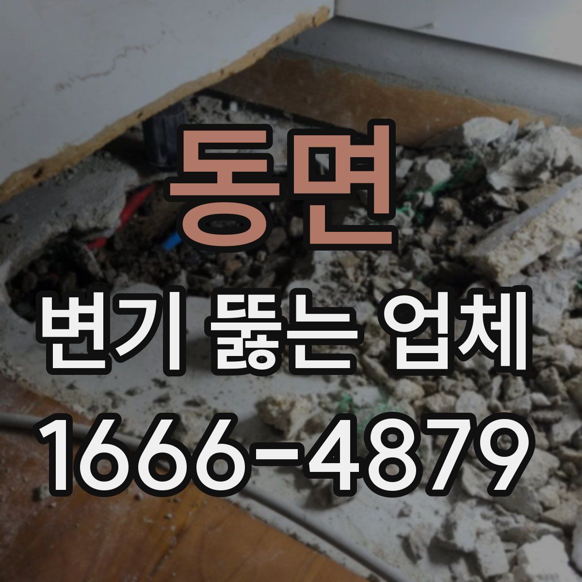 동면 변기 뚫는 업체