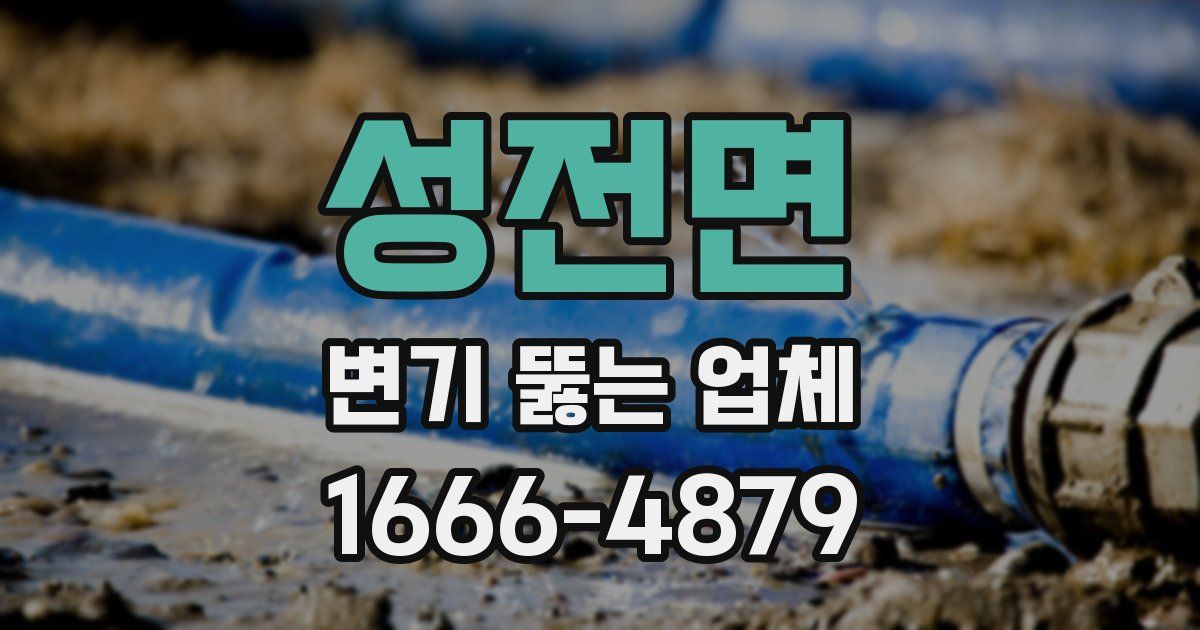 성전면 변기 뚫는 업체