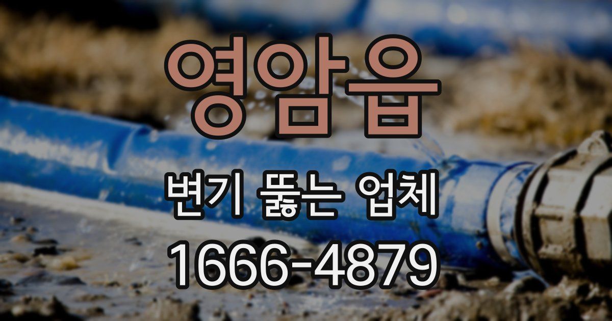 영암읍 변기 뚫는 업체