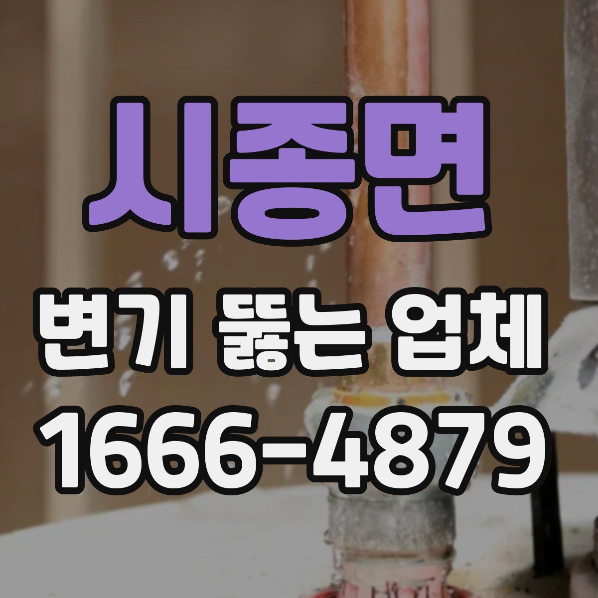 시종면 변기 뚫는 업체