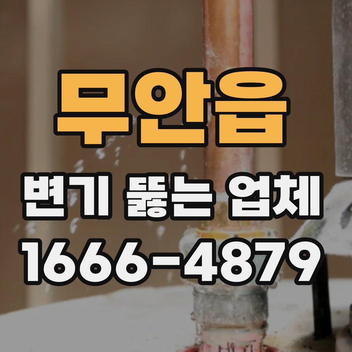 무안읍 변기 뚫는 업체