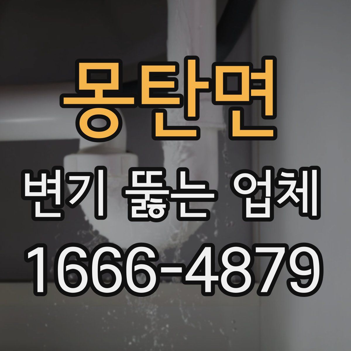 몽탄면 변기 뚫는 업체