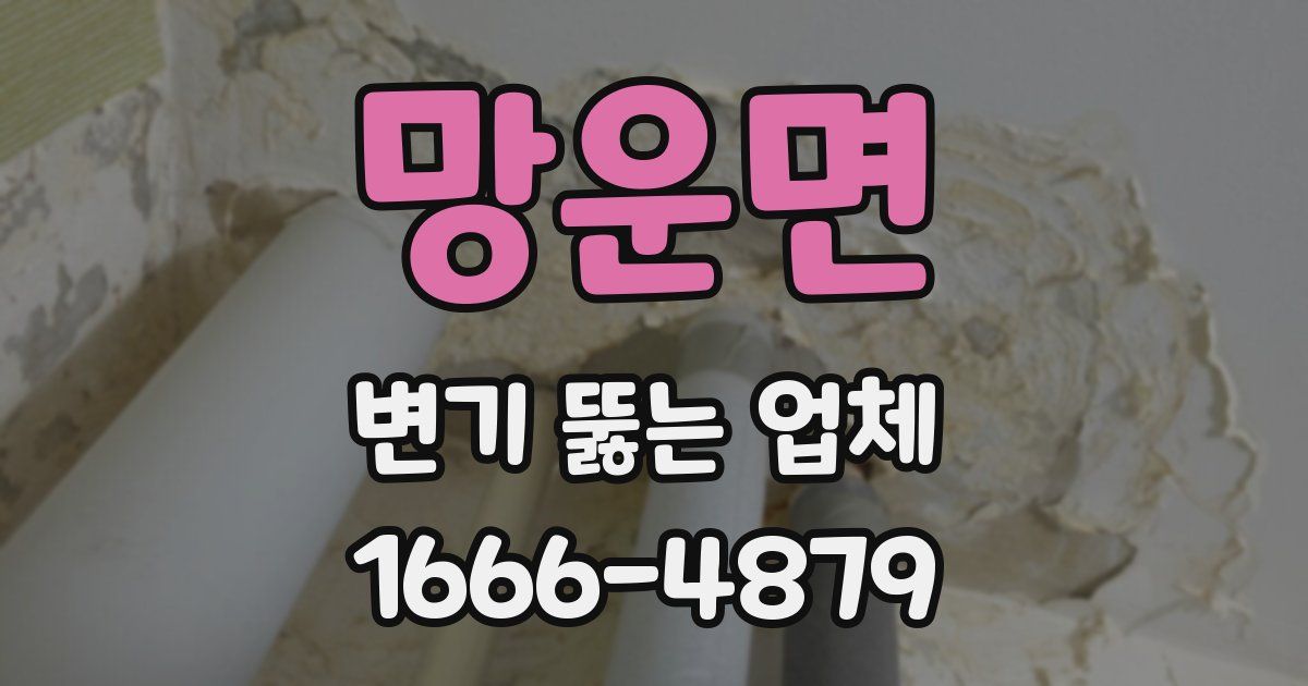 망운면 변기 뚫는 업체