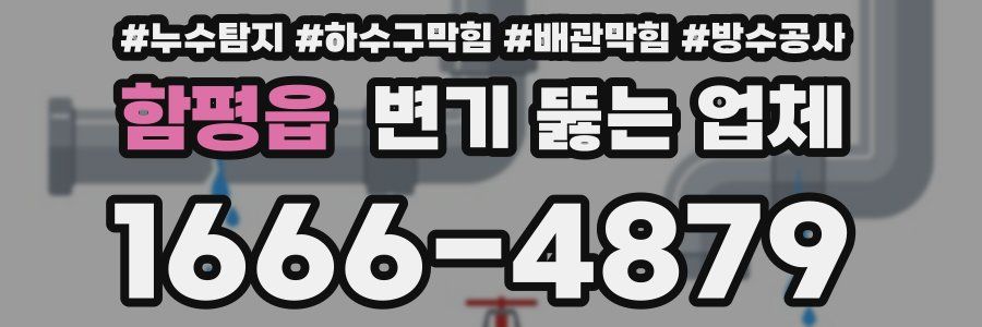 함평읍 변기 뚫는 업체
