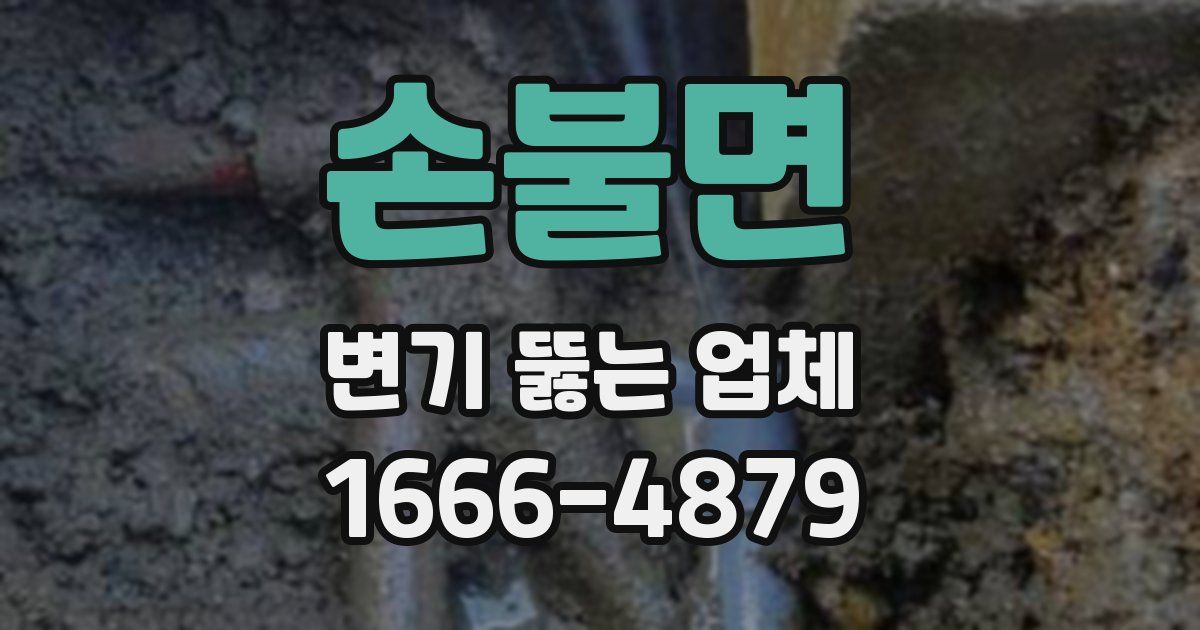 손불면 변기 뚫는 업체