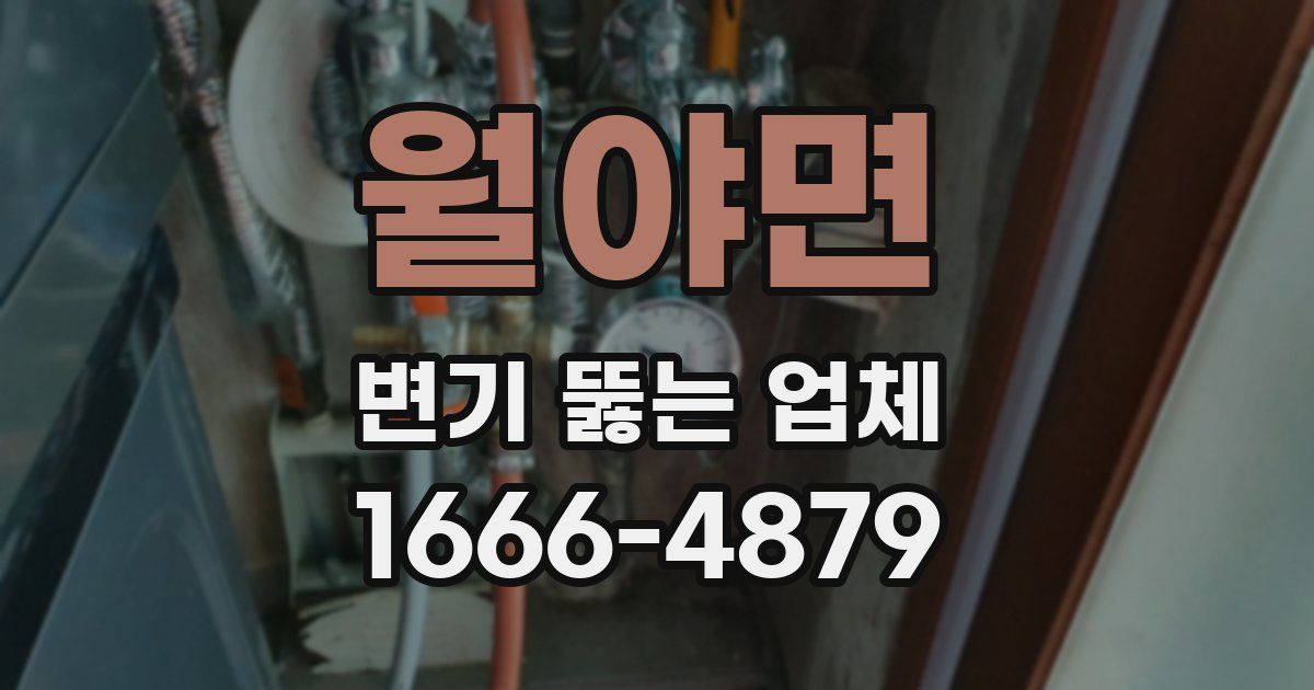 월야면 변기 뚫는 업체
