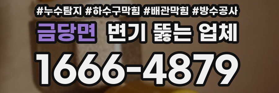 금당면 변기 뚫는 업체