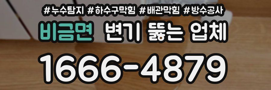 비금면 변기 뚫는 업체