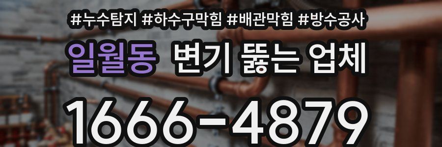 일월동 변기 뚫는 업체