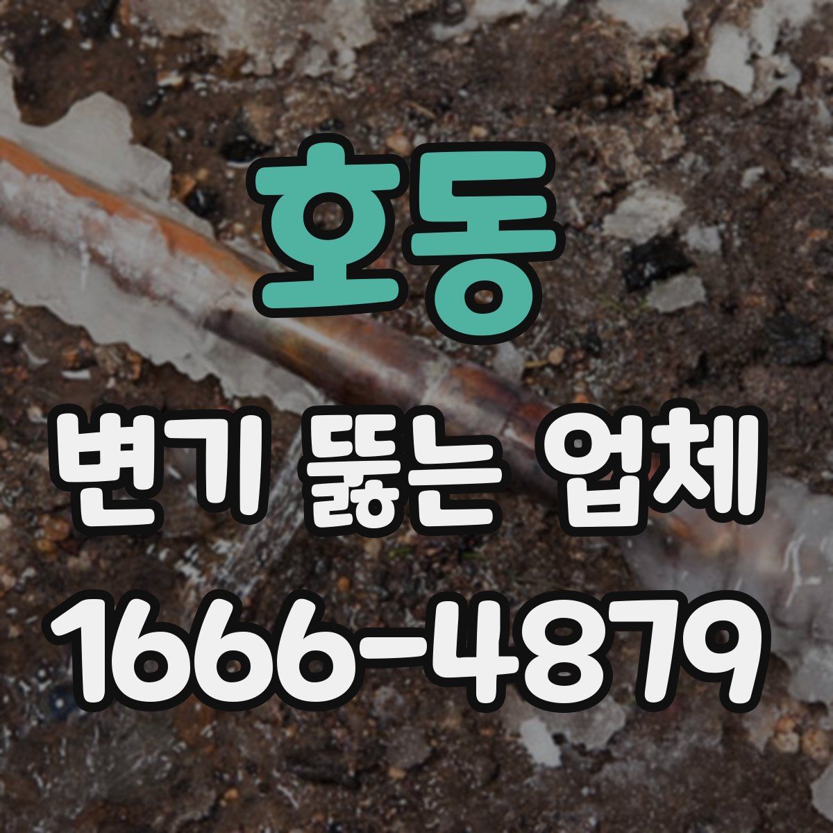 호동 변기 뚫는 업체