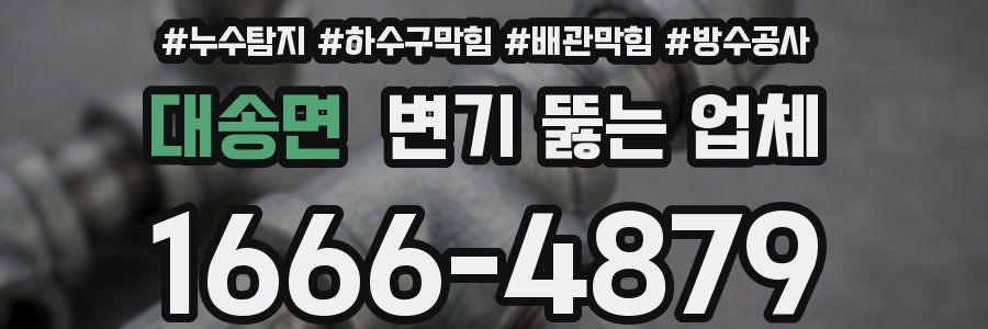 대송면 변기 뚫는 업체