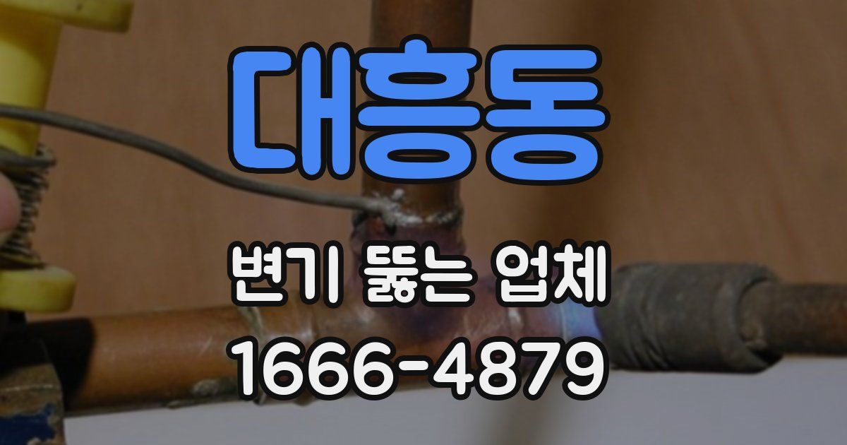 대흥동 변기 뚫는 업체