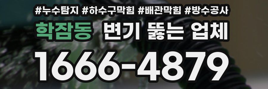 학잠동 변기 뚫는 업체