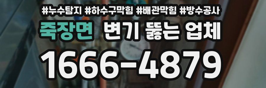 죽장면 변기 뚫는 업체