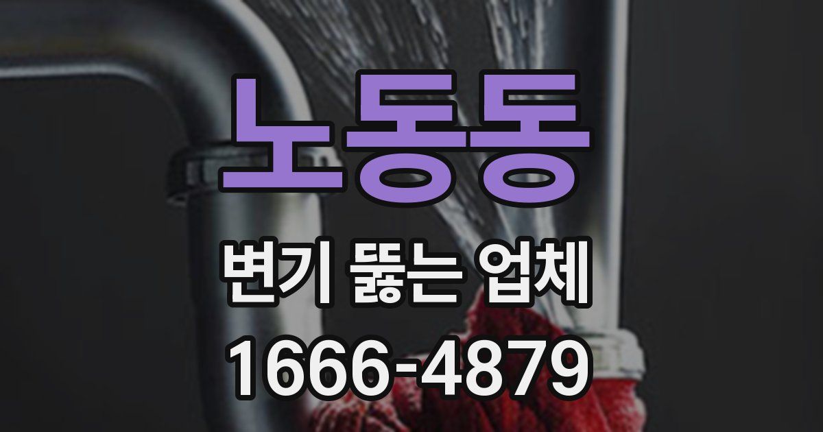 노동동 변기 뚫는 업체