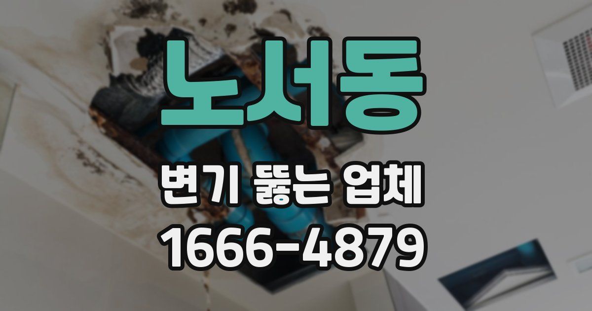 노서동 변기 뚫는 업체