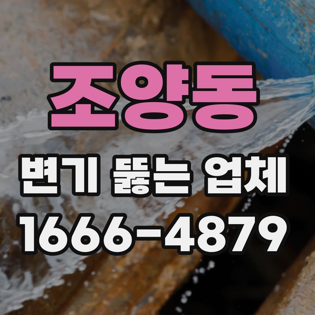 조양동 변기 뚫는 업체