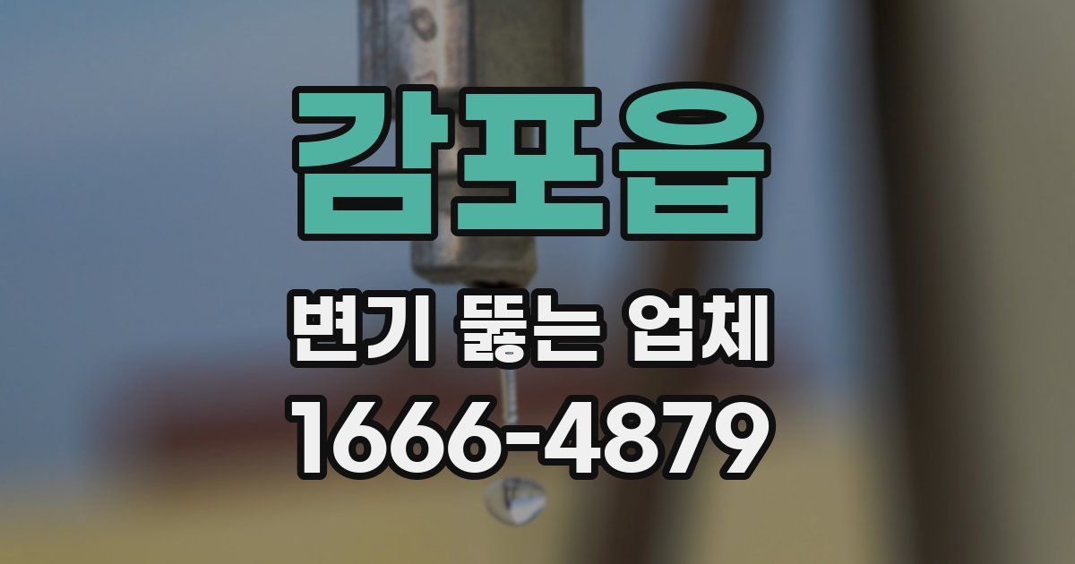 감포읍 변기 뚫는 업체