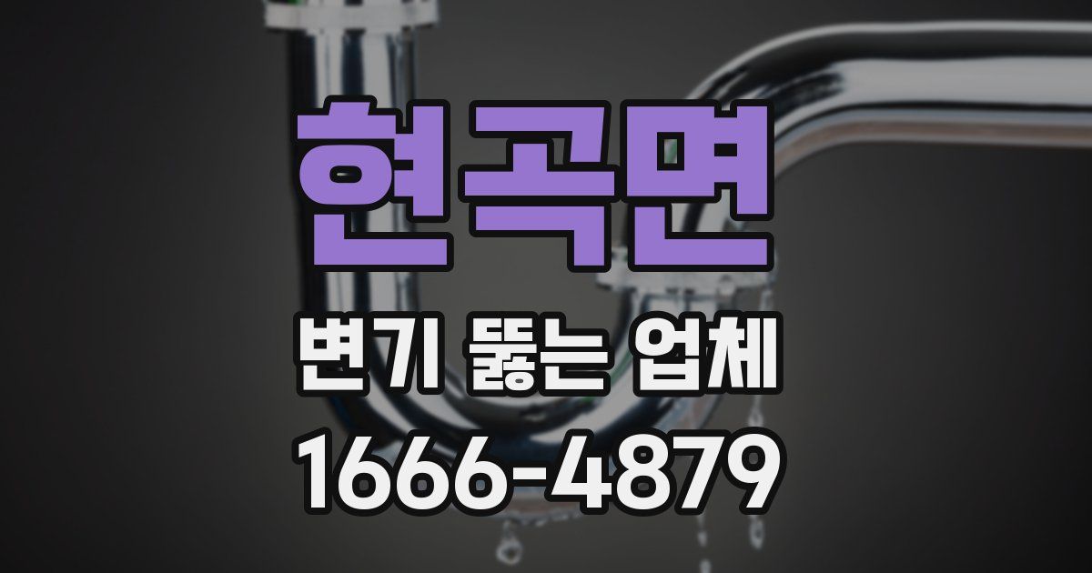 현곡면 변기 뚫는 업체