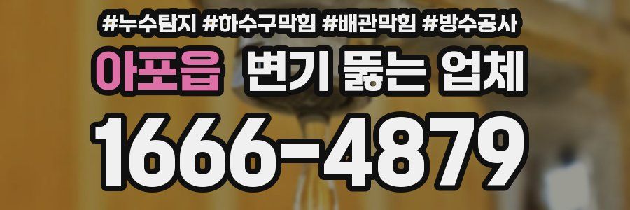 아포읍 변기 뚫는 업체