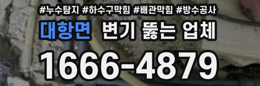 대항면 변기 뚫는 업체