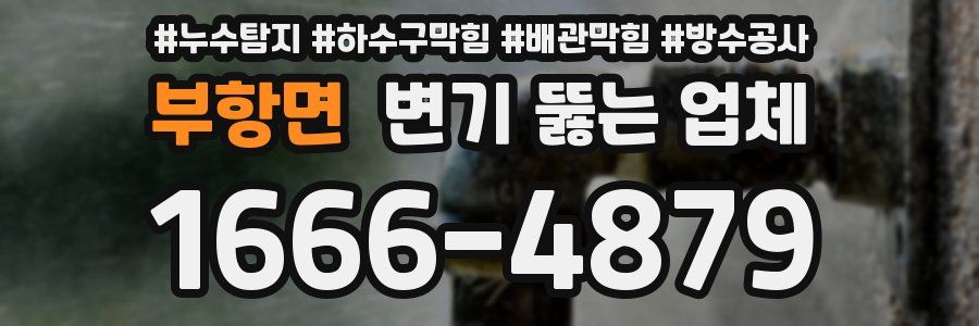 부항면 변기 뚫는 업체