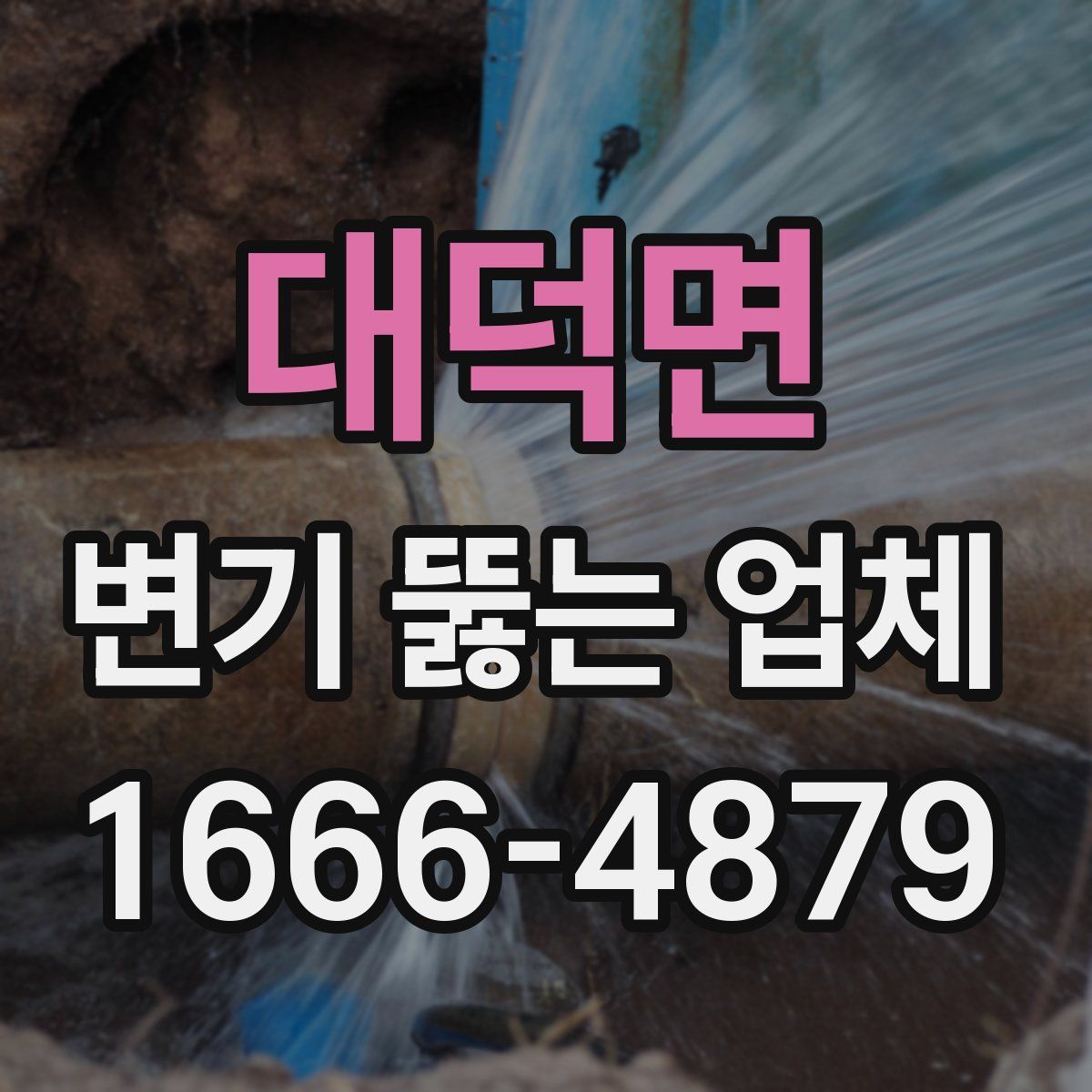 대덕면 변기 뚫는 업체