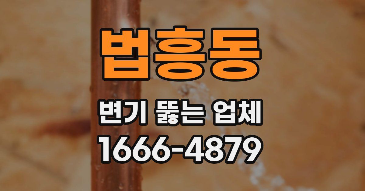 법흥동 변기 뚫는 업체