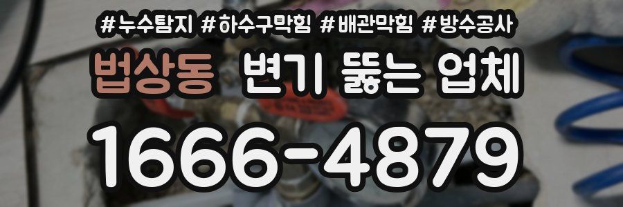 법상동 변기 뚫는 업체