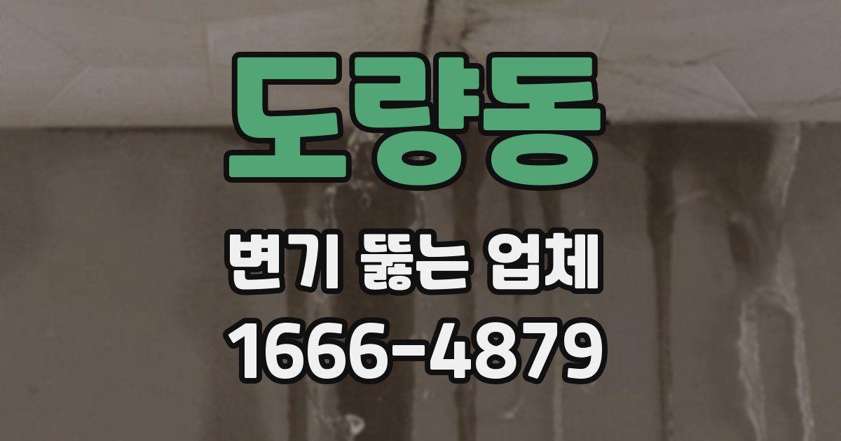도량동 변기 뚫는 업체