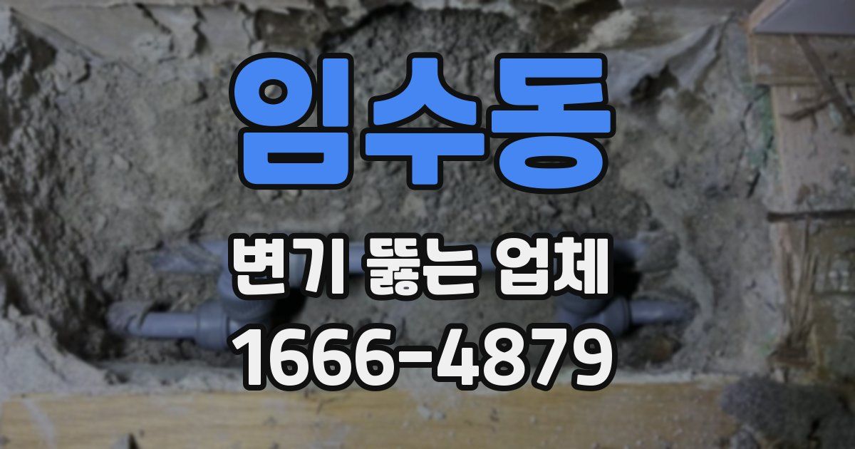 임수동 변기 뚫는 업체