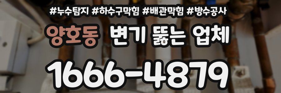 양호동 변기 뚫는 업체