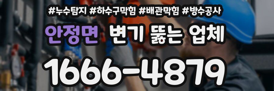 안정면 변기 뚫는 업체