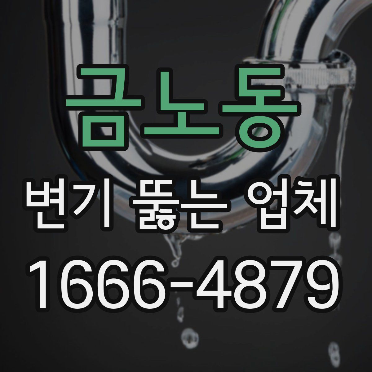 금노동 변기 뚫는 업체