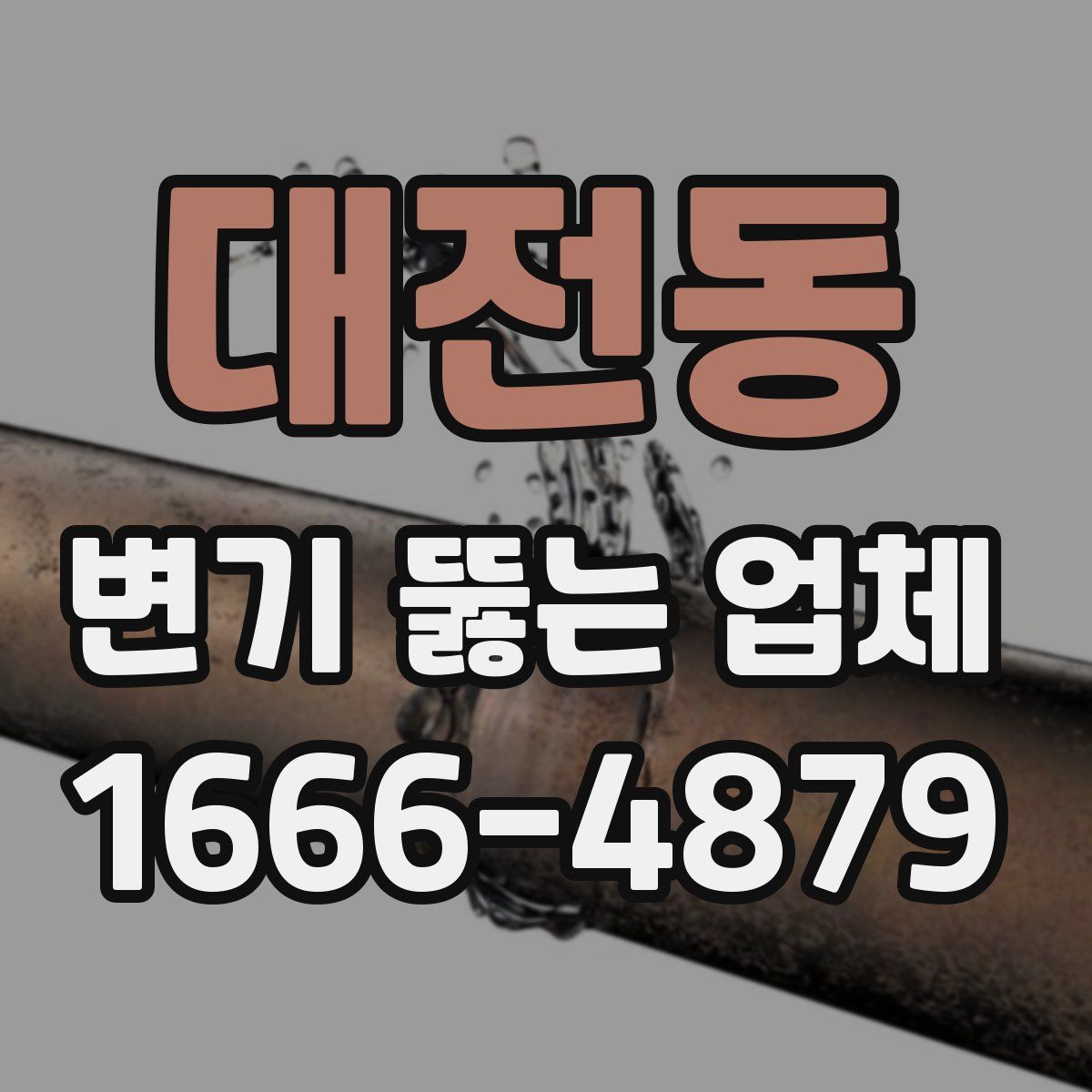 대전동 변기 뚫는 업체