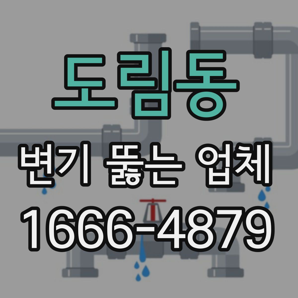 도림동 변기 뚫는 업체