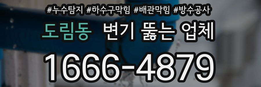 도림동 변기 뚫는 업체
