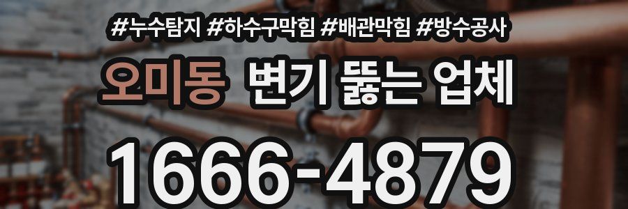 오미동 변기 뚫는 업체