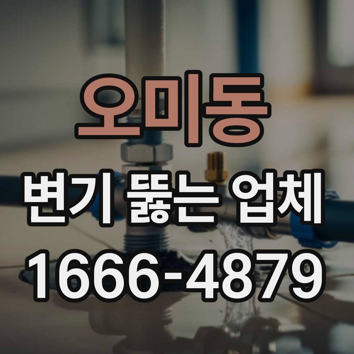 오미동 변기 뚫는 업체