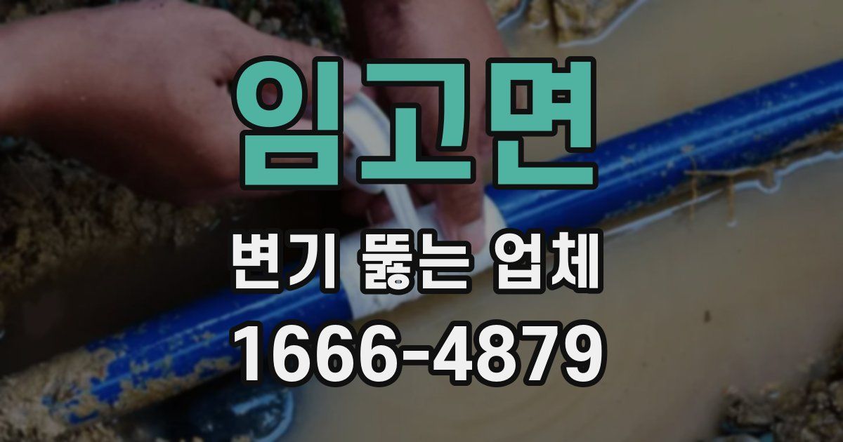 임고면 변기 뚫는 업체