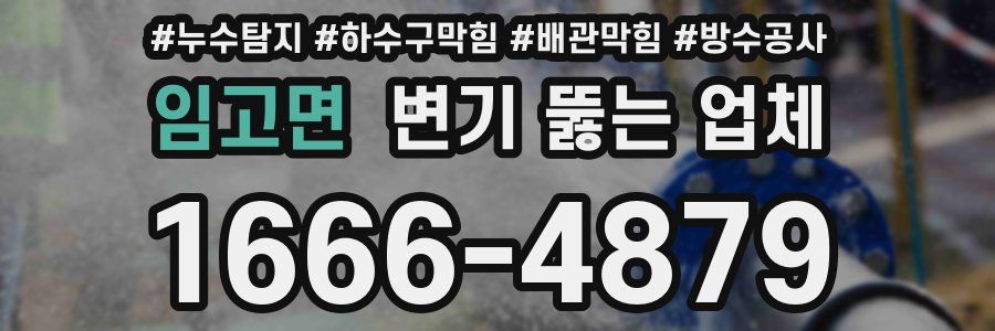 임고면 변기 뚫는 업체