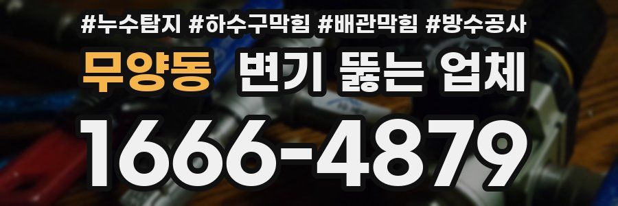무양동 변기 뚫는 업체