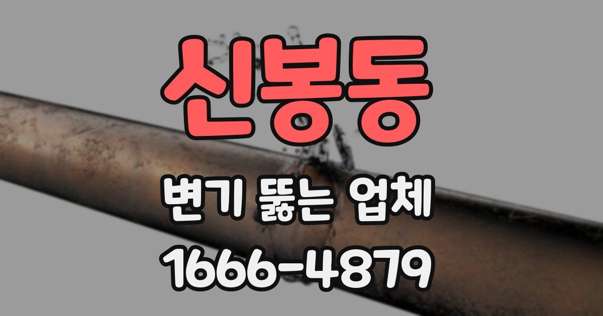 신봉동 변기 뚫는 업체