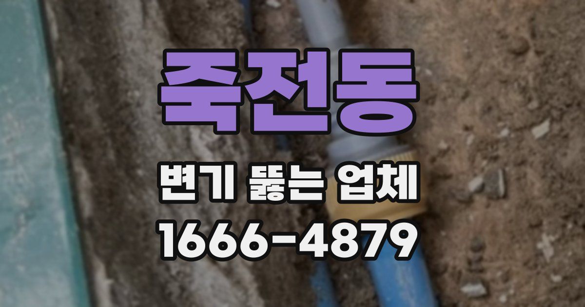 죽전동 변기 뚫는 업체
