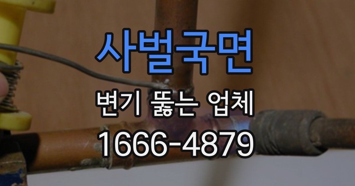 사벌국면 변기 뚫는 업체
