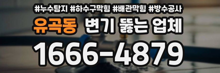 유곡동 변기 뚫는 업체