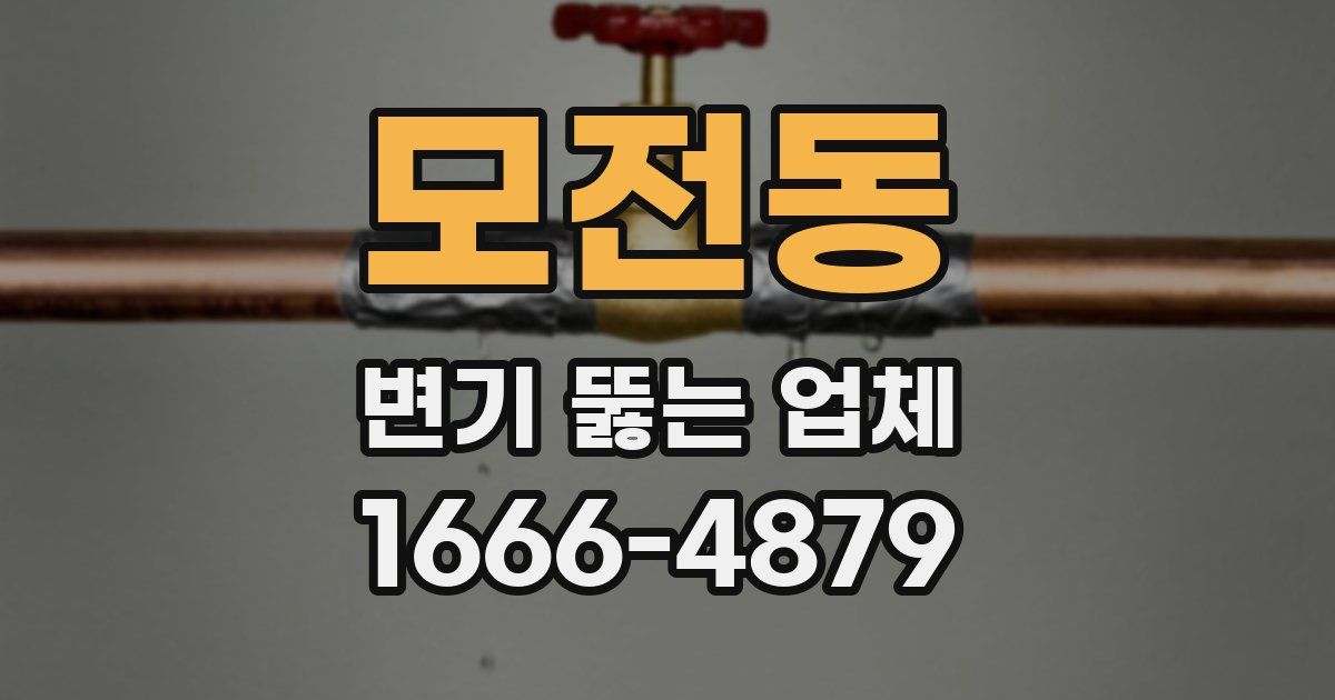 모전동 변기 뚫는 업체