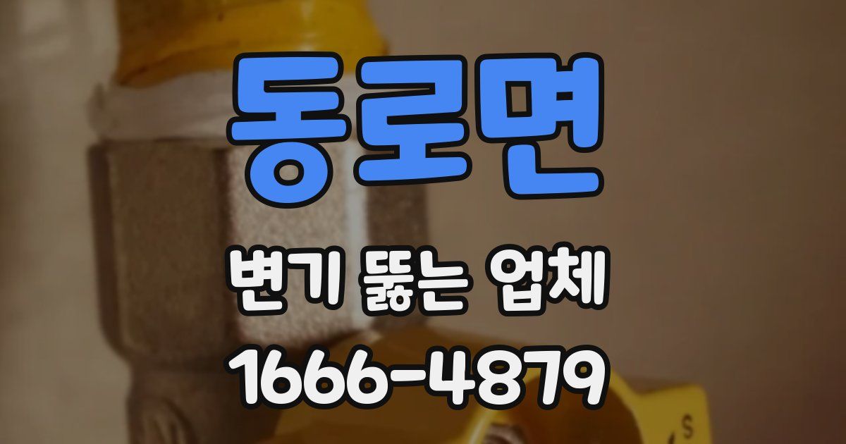 동로면 변기 뚫는 업체