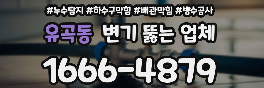 유곡동 변기 뚫는 업체