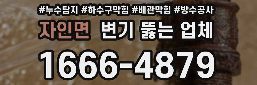 자인면 변기 뚫는 업체